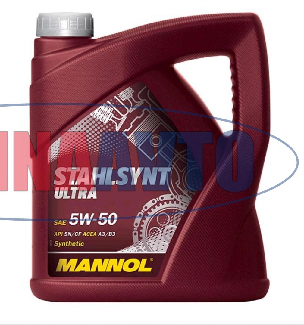 Масло автомобильное, 4л   (SAE 5W-50, синтетика, Stahlsynt Ultra 5W-50 API SN/CF)   MANNOL