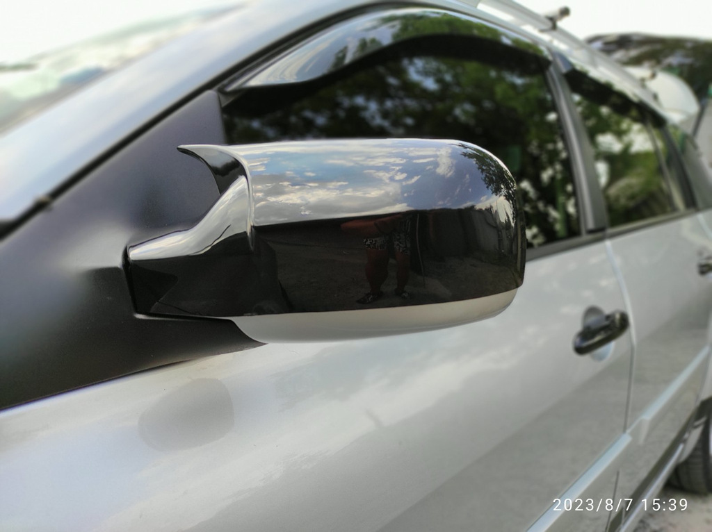 Накладки на дзеркала BMW-style (2 шт) для Renault Megane II 2004-2009 рр
