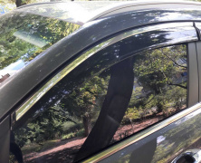 Вітровики з хромованим молдингом (4 шт., Sunplex Chrome) Hyundai Tucson TL 2016-2021 рр.