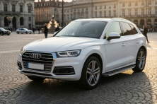 Бокові пороги BlackLine (2 шт., Алюміній) Audi Q5 2017-2025 рр.