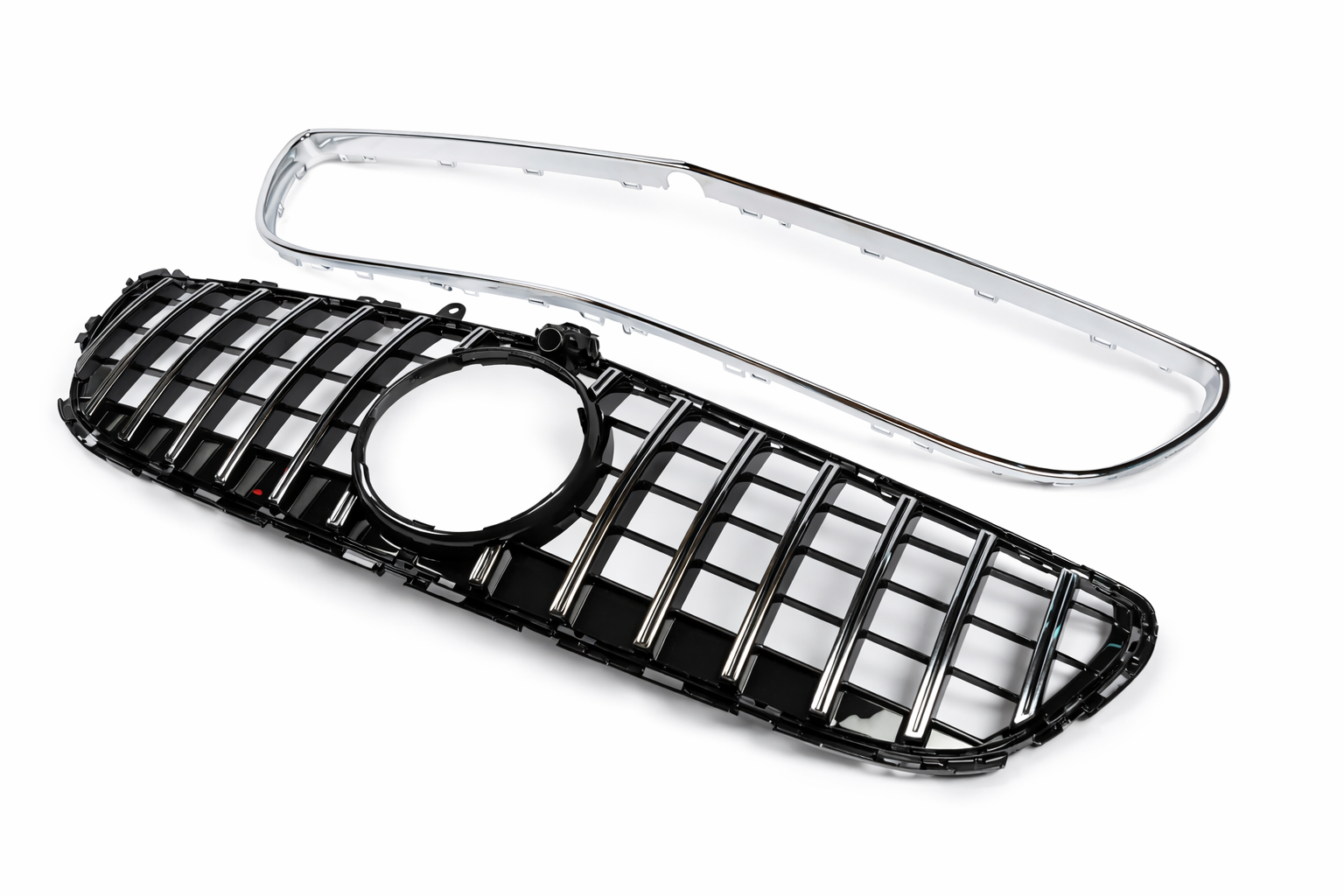 Передня решітка з рамкою 2014-2018 (GT Panamericana) для Mercedes CLS C218 рр