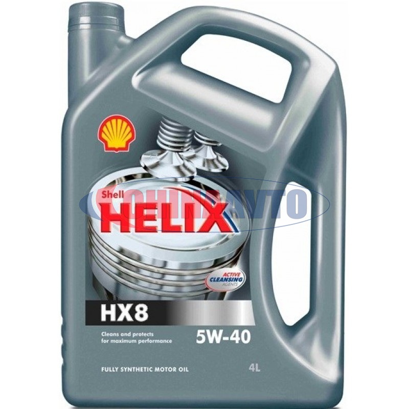 Масло моторное 5W-40 4L SHELL HELIX HX8