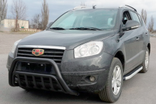 Кенгурятник WT002 Black (нерж.) Geely Emgrand X7 2011- рр.