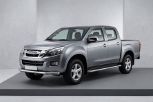 Бокові пороги Maydos V1 (2 шт., Алюміній) Isuzu D-Max 2011-2019 рр.