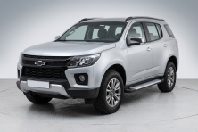 Бокові пороги Allmond Grey (2 шт., Алюміній) Chevrolet Trailblazer 2012-2019 рр.