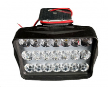Фара додаткового світла LED L37-31,5W прямокутна 80*125*52мм FLOOD 12V DC 1,5W 21шт. 6000К IP67 3100 Lm VDK
