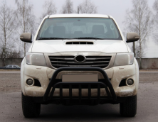 Кенгурятник WT002 Black (нерж.) Toyota Hilux 2006-2015 рр.