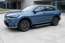 Бокові пороги Duru (2 шт., Алюміній) Honda HR-V 2021- рр.