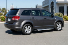 Бокові пороги New Vision Grey (2 шт., алюміній) Dodge Journey 2008-2020 рр.