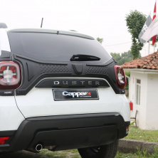 Пластикова накладка на кришку багажника (3 деталі) Renault Duster 2018-2024 гг.