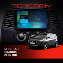 Штатна магнітола Torssen 2K Mitsubishi Grandis 03-11 F96128 4G Carplay DSP