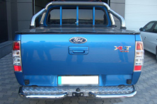 Задні кути AK003 (2 шт., нерж.) Ford Ranger 2007-2011 рр.