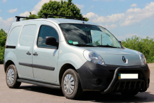 Кенгурятник WT002 Black (нерж.) Renault Kangoo 2008-2020 рр.