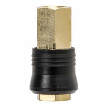 Быстроразъемное соединение с внутренней резьбой 1/4, латунь