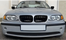 Ніздрі M-Look DPT (2001-2005, чорний глянець) BMW 3 серія E46 1998-2006 рр.