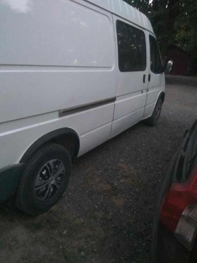 Накладки на арки (4 шт, чорні) для Ford Transit 1991-2000 рр