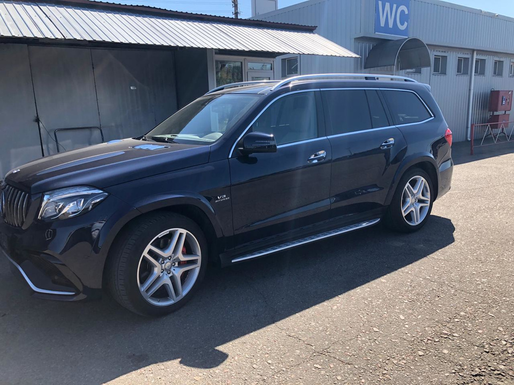 Комплект обвісів з повним бампером AMG V1 (GLS63) для Mercedes GL/GLS сlass X166 2012-2019 рр