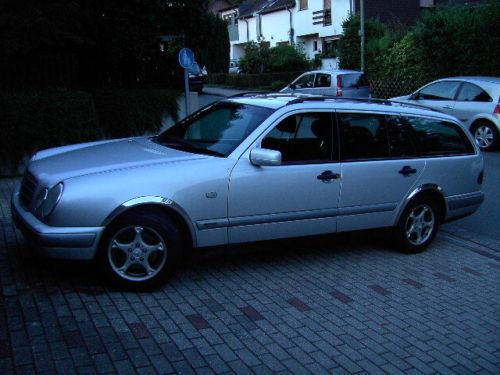 Накладки на арки (4 шт, нерж) для Mercedes E-сlass W210 1995-2002 рр