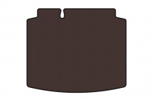 Гумовий килимок в багажник Carsuit (HB, 5-ти дверний, коричневий) Seat Leon 2005-2012 рр.