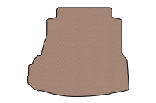 Гумовий килимок в багажник Carsuit (Sedan, бежевий) Audi A4 B5 1994-2001 рр.