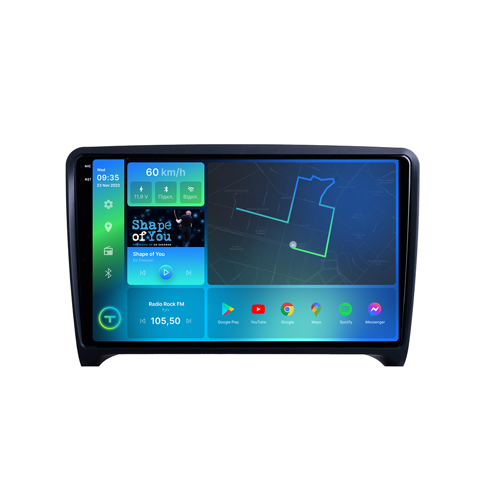 Штатна магнітола Torssen 2K DTS Audi TT 06-14 F9432 4G Carplay DSP