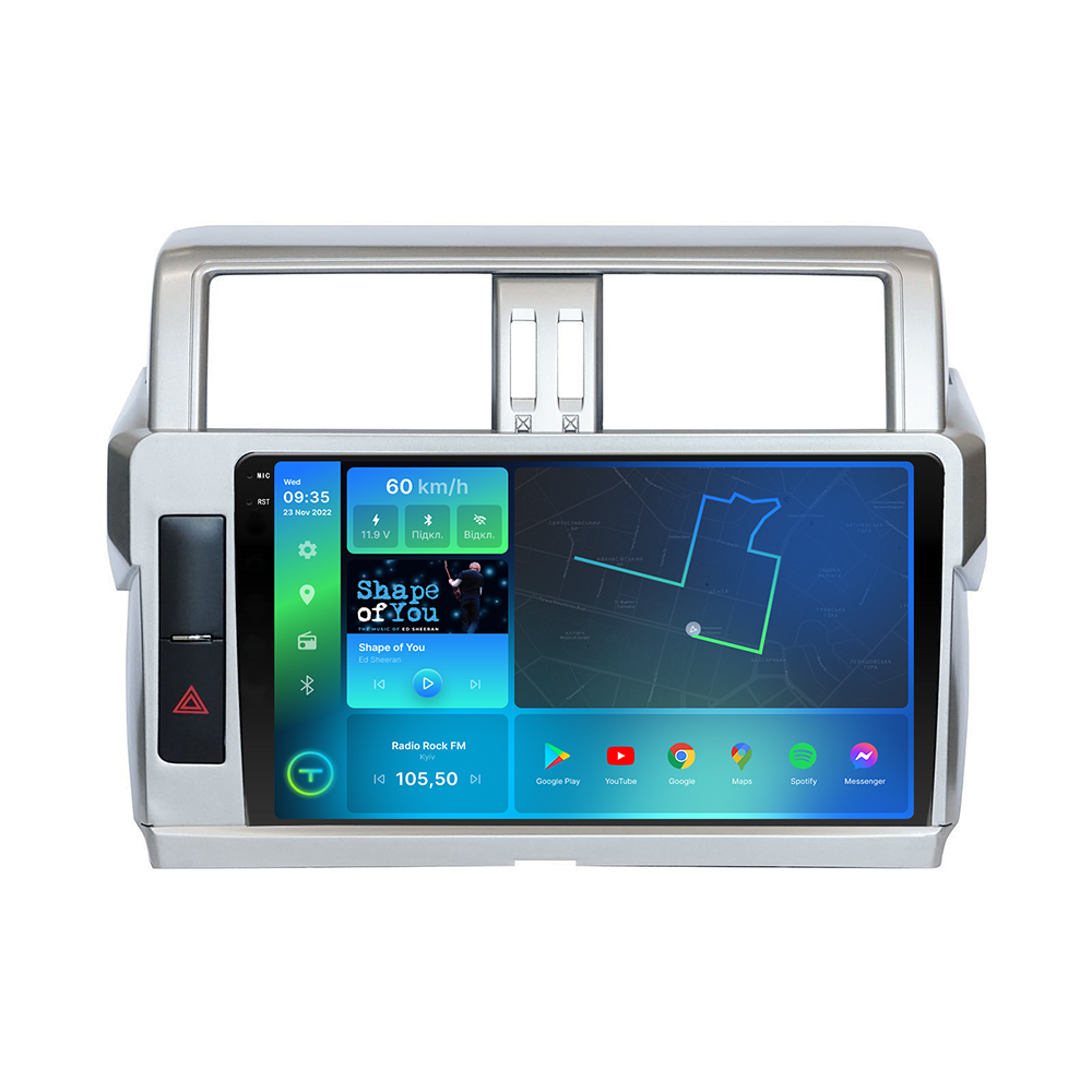 Штатна магнітола Torssen 2K Toyota Prado 150 2014+ 360 V1 FL10 4+64Gb 4G Carplay DSP