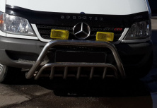 Кенгурятник WT002 (нерж.) 2000-2006 Mercedes Sprinter W901/902/903/904/905 1995-2006 рр.
