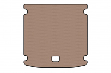 Гумовий килимок в багажник Carsuit (Avant, бежевий) Audi A4 B6 2000-2004 рр.