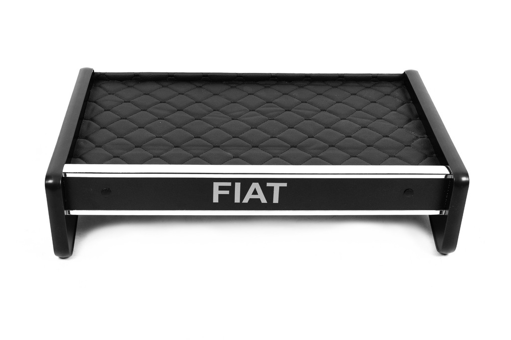 Полиця на панель (Чорна з чорною ниткою) 2014-2025 для Fiat Ducato рр