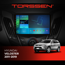 Штатна магнітола Torssen Hyundai Veloster 11-19 F9232 4G Carplay DSP