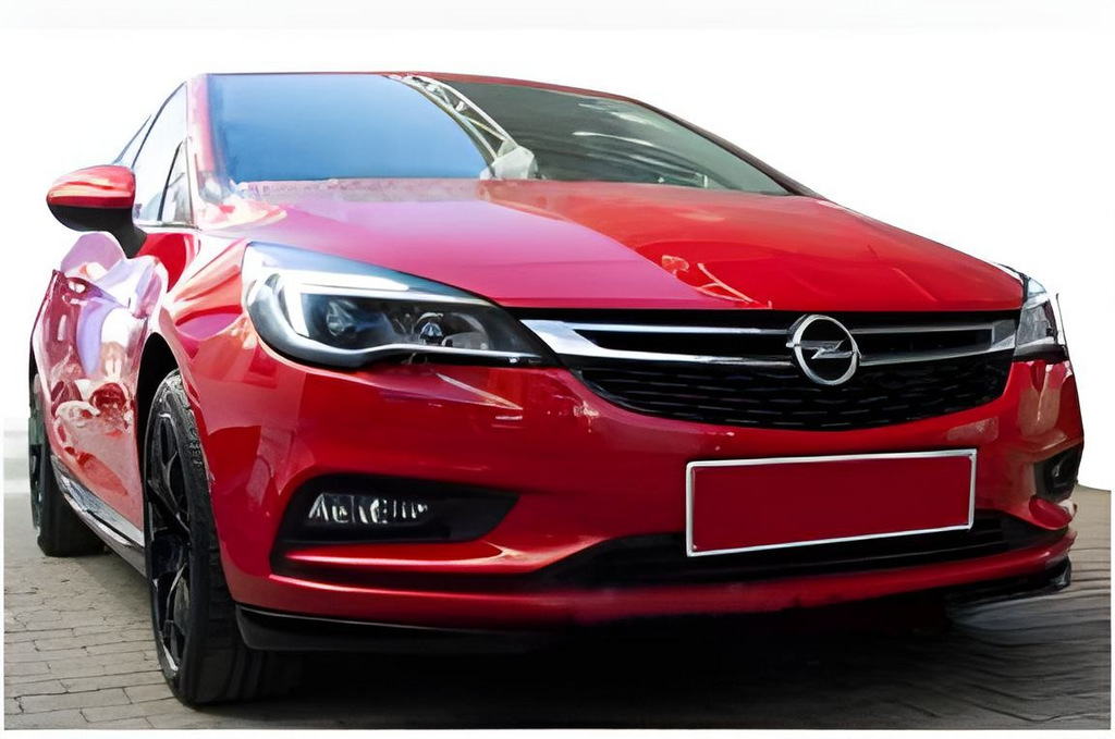 Передня нижня накладка HB (під фарбування) для Opel Astra K 2016-2021 рр