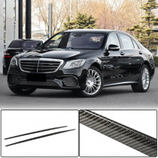 Бокові пороги (для S63 AMG 2014-2017, Карбон) Mercedes S-сlass W222 2013-2022 рр.
