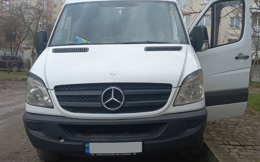 Вії Прямі (чорні, ABS, 2006-2013) Чорний мат для Mercedes Sprinter W906 рр