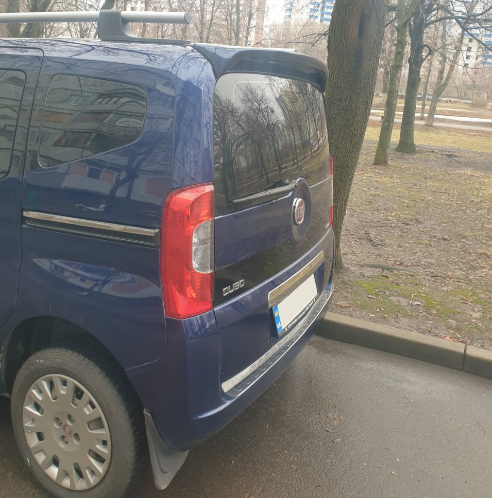 Спойлер Anatomic ляда (під фарбування) для Citroen Nemo 2007-2017 рр