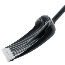 Лопата для прибирання снігу 460 * 340мм з ручкою 1300 мм INTERTOOL