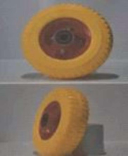Колесо   2,50 -4   TL   (бескамерное, под ось d-20мм)   (желтое)   MRHD