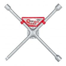 Ключ баллонный крестовый, 16x406 мм, D=16 мм, 17, 19, 21, 22 мм. Профессиональный