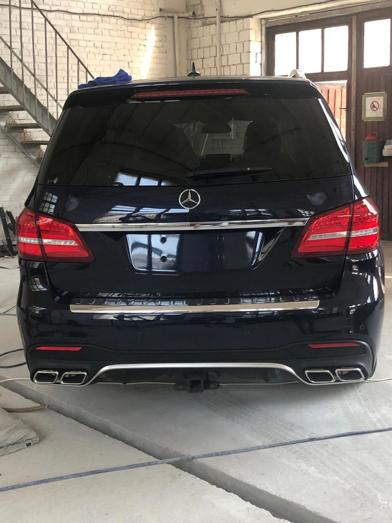 Комплект обвісів з повним бампером AMG V1 (GLS63) для Mercedes GL/GLS сlass X166 2012-2019 рр
