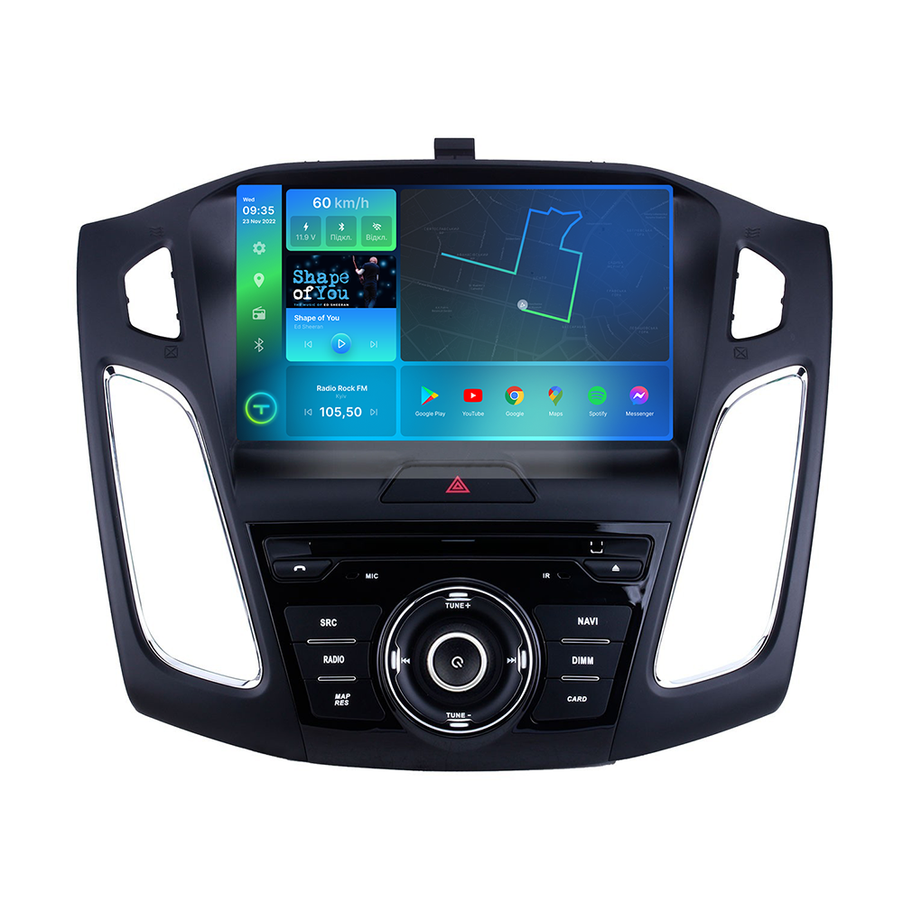 Штатна магнітола Torssen 2K DTS Ford Focus 12-15 з кнопками F9432 4G Carplay DSP