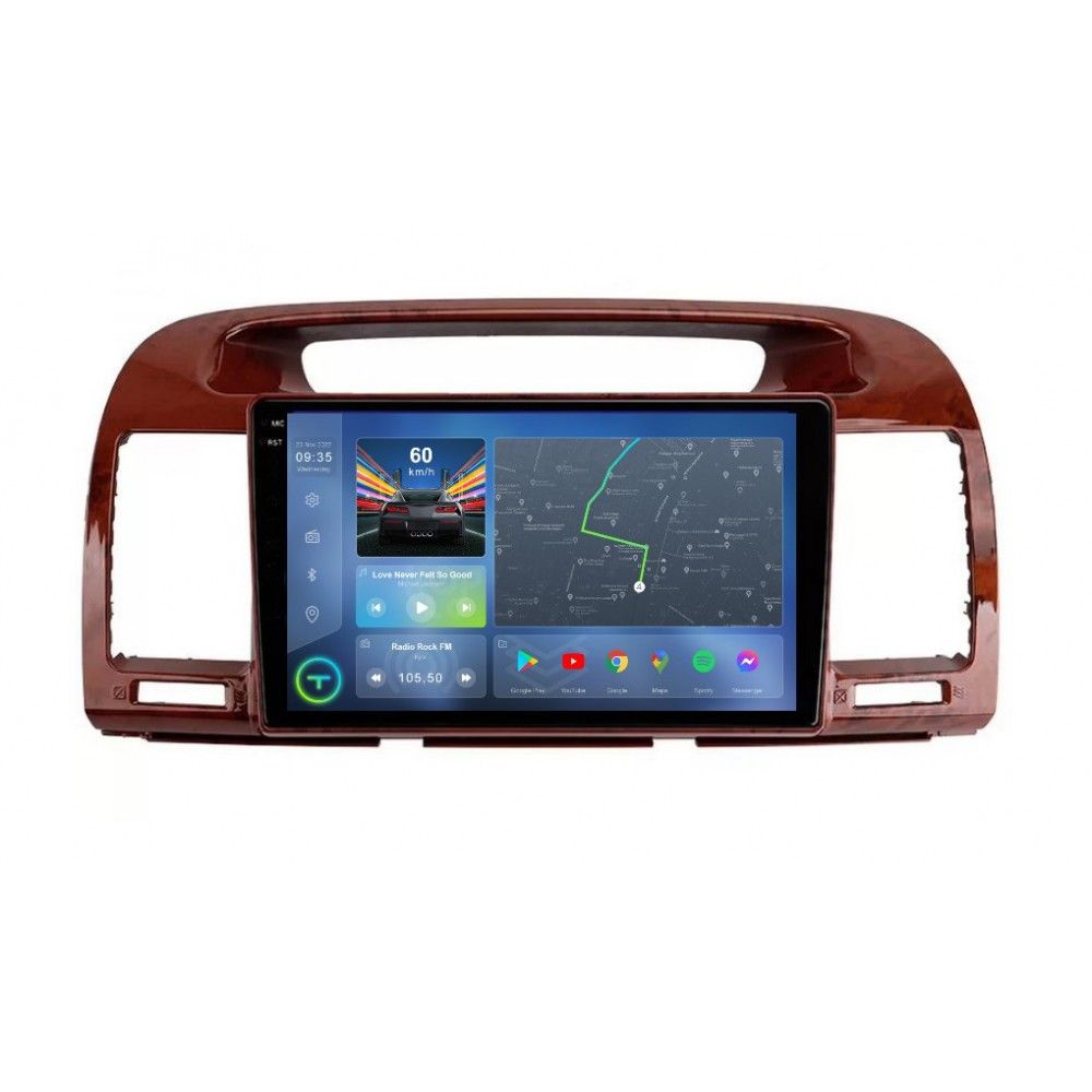 Штатна магнітола Torssen 2K Toyota Camry 30 01-06 дерево F96128 4G Carplay DSP