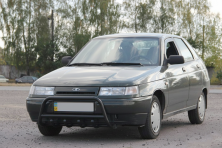 Кенгурятник WT003 Black 60мм (нерж) ВАЗ 2110-21115 1995-2015 рр.
