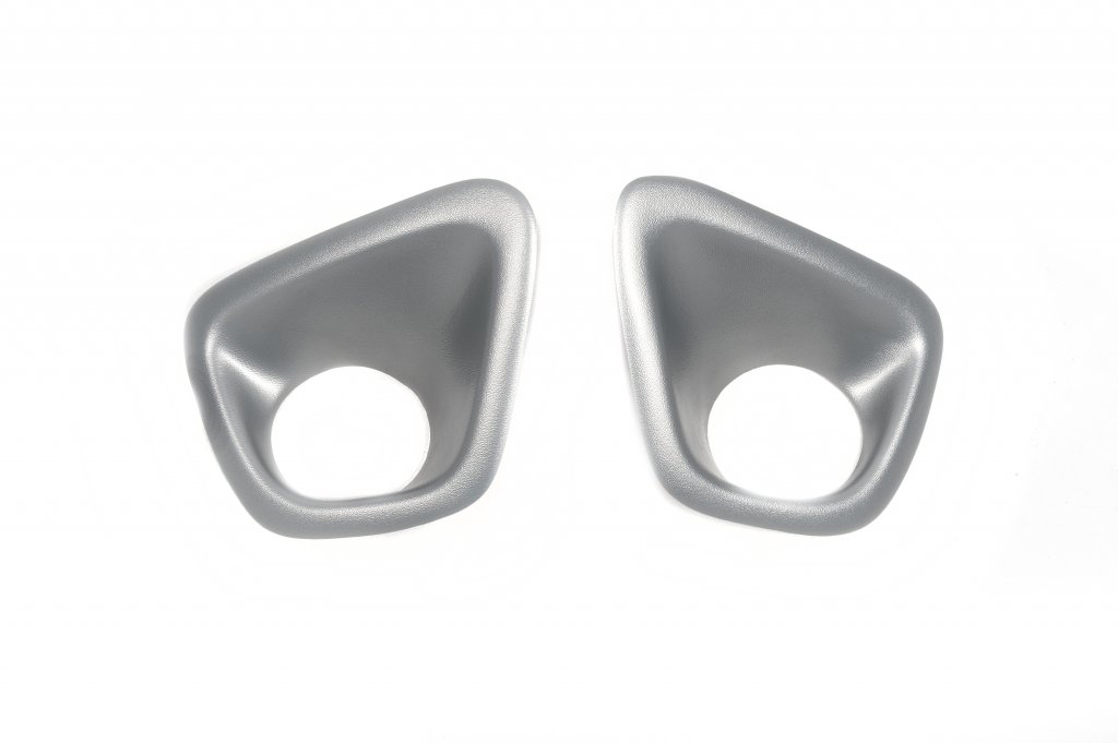 Накладки на противотуманки 2008-2013 (2 шт, ABS) для Renault Duster рр