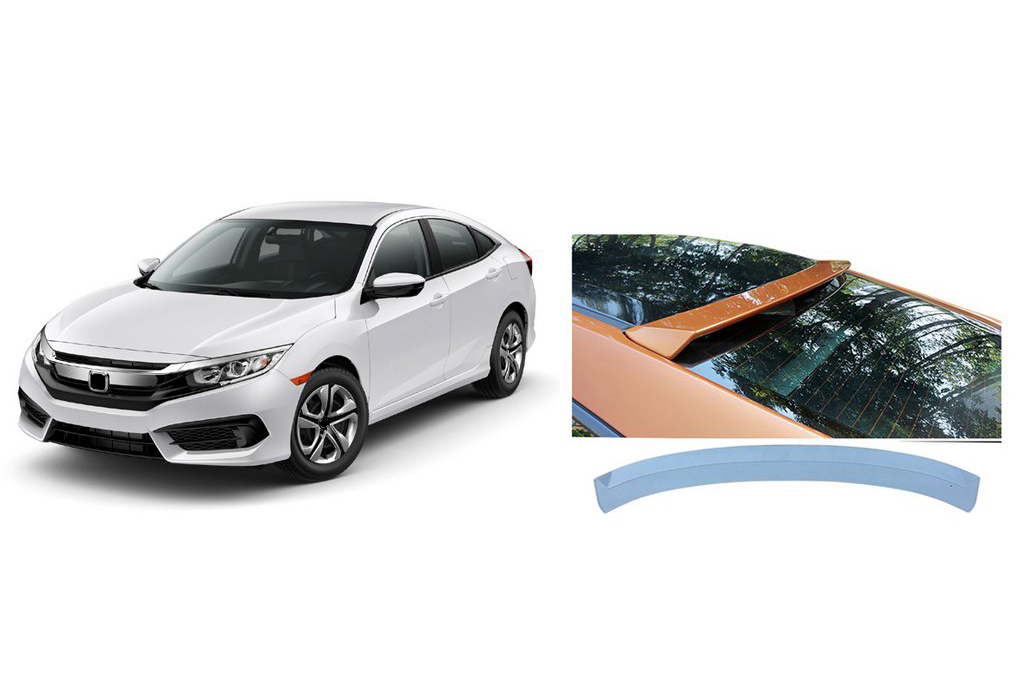 Спойлер Заднього скла Niken V4 (під фарбування) для Honda Civic Sedan X 2016-2021 рр
