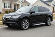 Бокові пороги Maya V2 (2 шт., Алюміній) Acura MDX 2013-2020 рр.