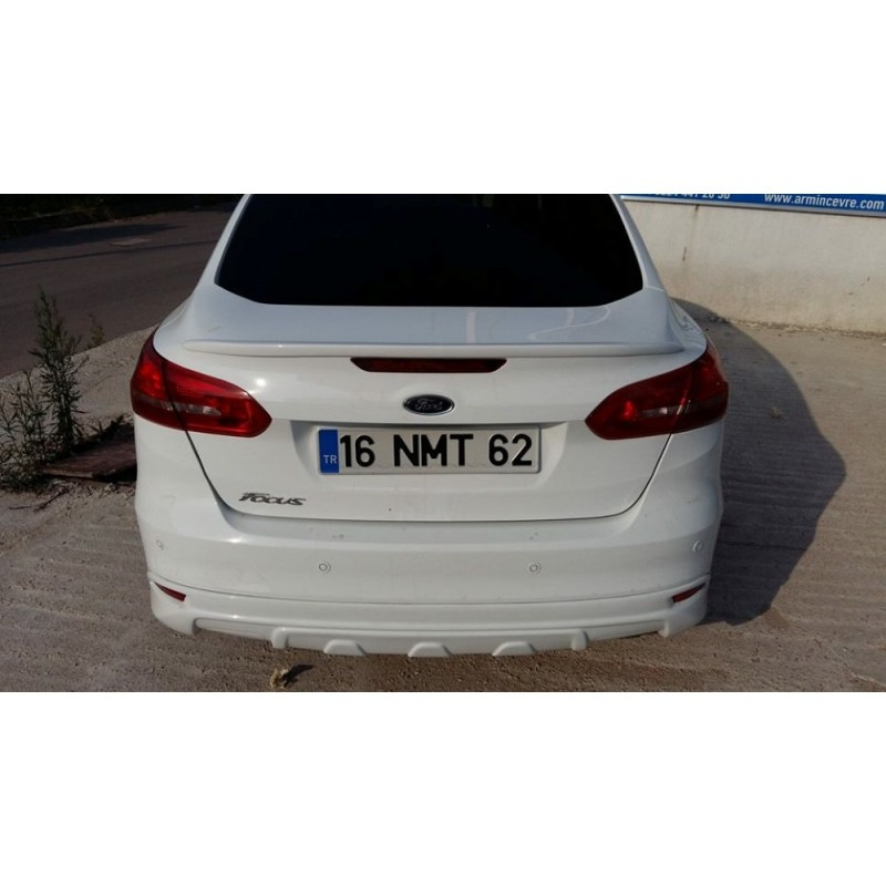 Накладка на задній бампер Sedan 2015-2026 (під фарбування) для Ford Focus III рр
