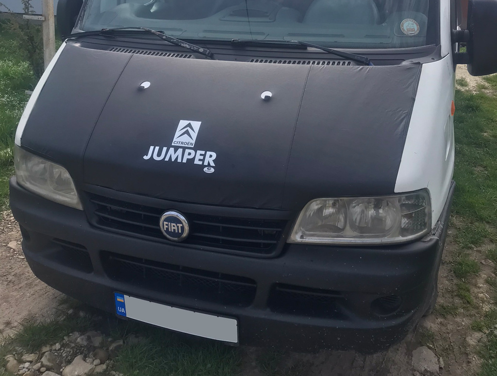 Чохол капота (напис Jumper) На повний капот, 1995-2001 для Fiat Ducato рр