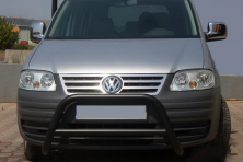 Кенгурятник WT005 Black (нерж) Volkswagen Caddy 2004-2010 рр.