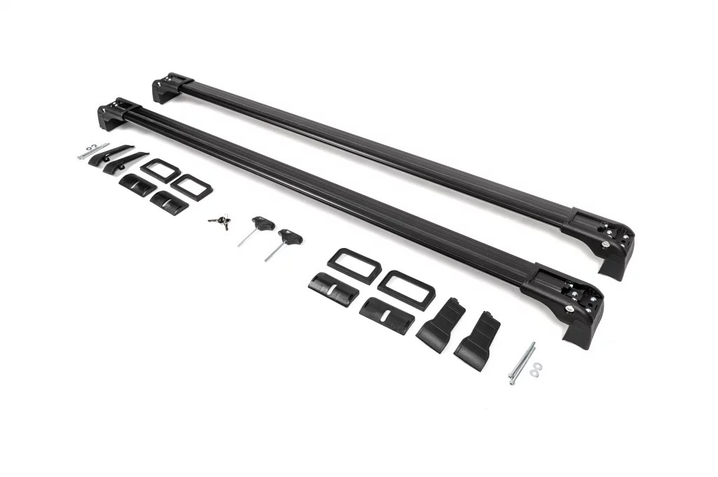 Поперечени у штатні місця під ключ Wingbar V3 (2 шт) чорні для Nissan X-trail T32 / Rogue 2014-2021 рр