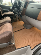 Килимки EVA V1 (коричневі) Volkswagen Crafter 2006-2016 рр.
