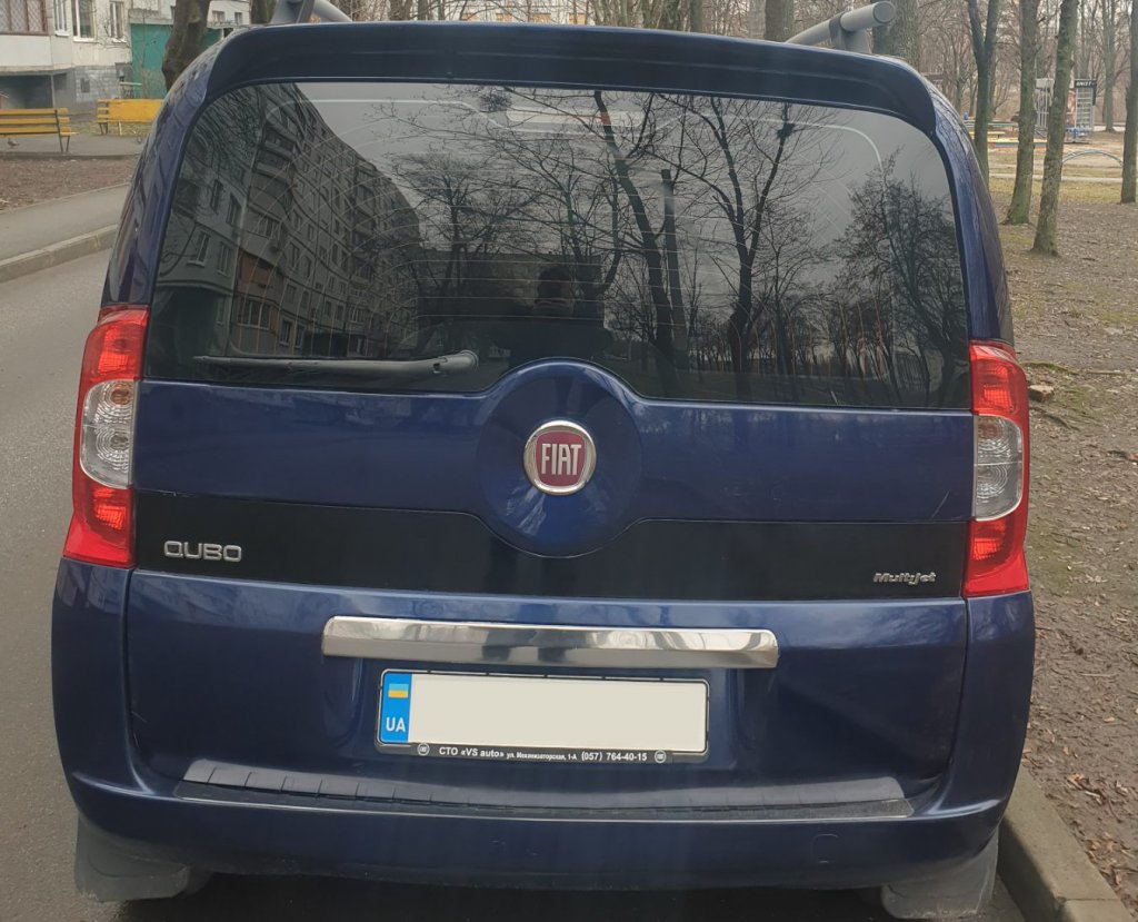 Спойлер Anatomic ляда (під фарбування) для Fiat Fiorino/Qubo 2008-2024 рр